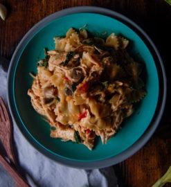 Instant Pot Creamy Bowtie Chicken